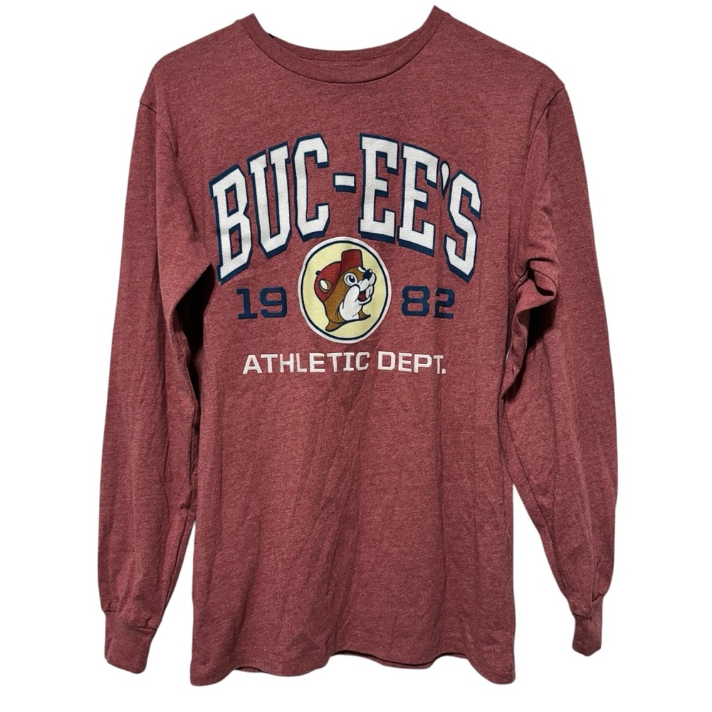 BUC-EE’S Terracotta Logo Long Sleeve Tee Casual Streetwear Travel